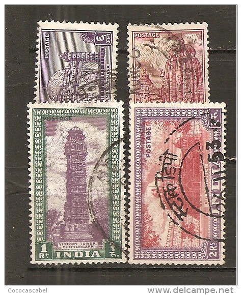 India Nº Yvert 7-12, 14-19 (usado) (o) - Used Stamps