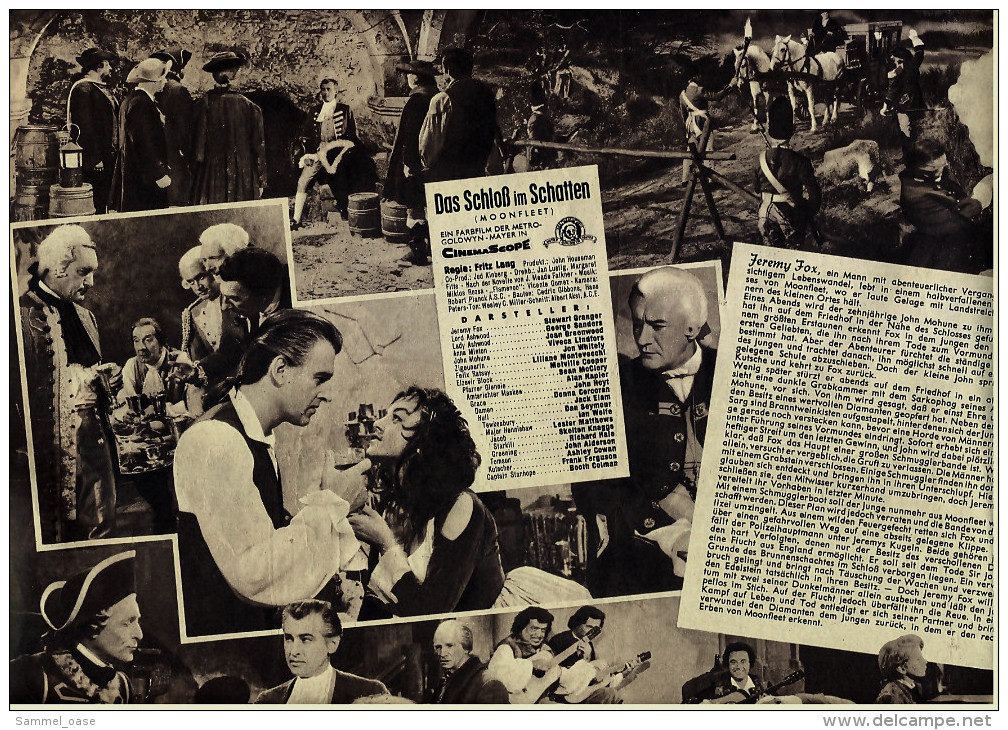 Illustrierte Film-Bühne  -  Das Schloß Im Schatten  -  Mit Stewart Granger  -  Filmprogramm Nr. 3209 Von 1956 - Zeitschriften