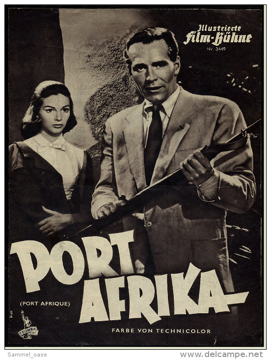 Illustrierte Film-Bühne  -  Port Afrika  -  Mit Pier Angeli , Phil Carey  -  Filmprogramm Nr. 3449 Von 1956 - Zeitschriften