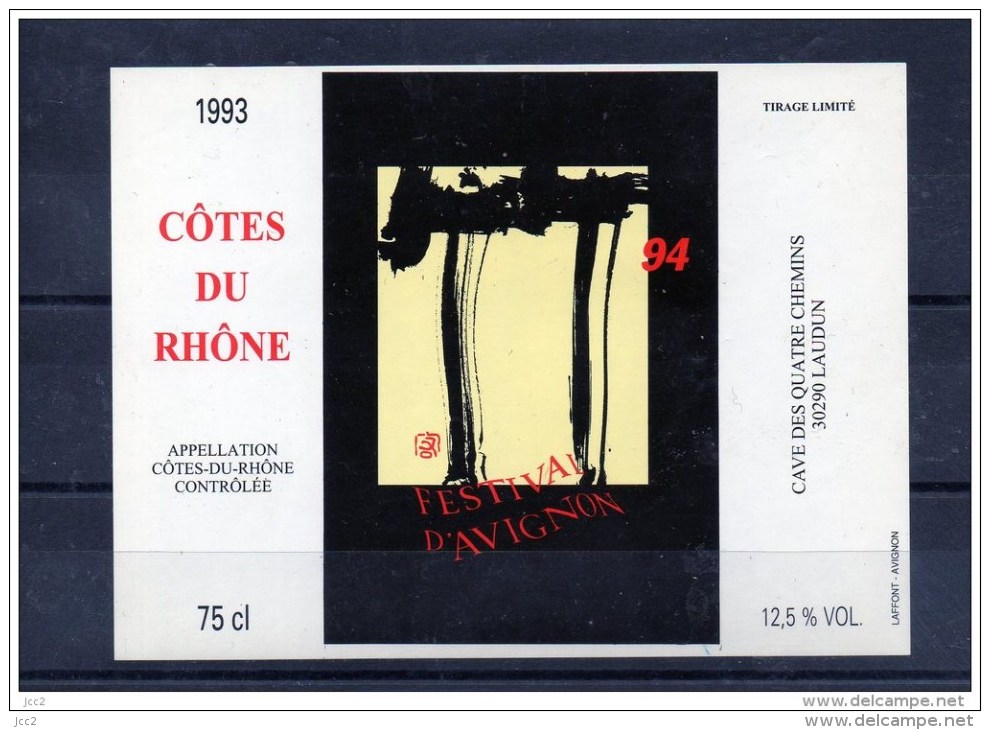 COTE DU RHONE - Festival D´Avignon 1993 - Kunst