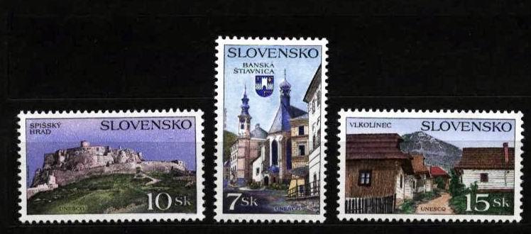 Slovakia 1995 Mi 232-4 ** Slovak Sights - Nuevos