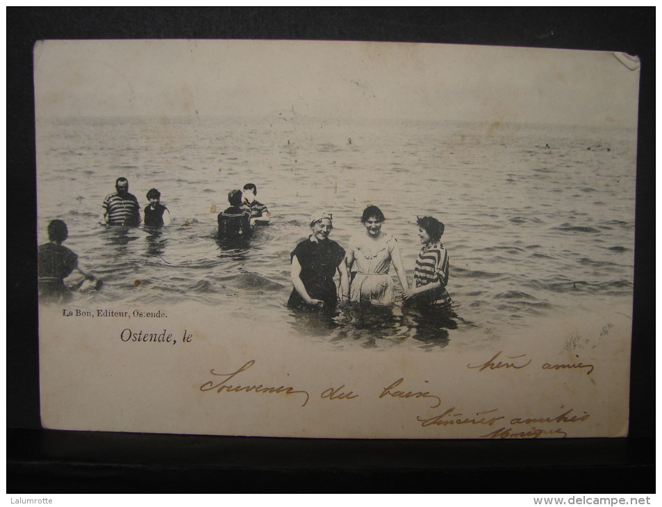 AF. CP. 94. Ostende.  Baigneurs Et Baigneuses - Oostende