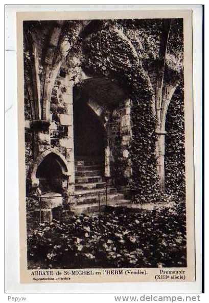 Abbaye De St Michel En L Herm Promenoir - Saint Michel En L'Herm