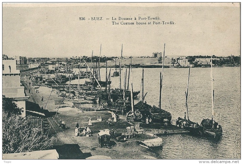 La  Douane  à  Port-Tewfik        (  Egypte  ) - Suez