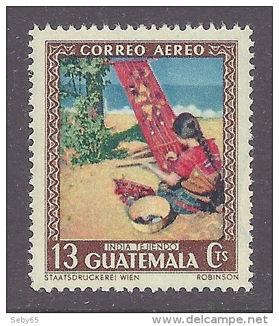 Guatemala 1950 - Tourism, Tourisme, India Tejiendo, Traditional Jobs, Drapery, Culture MNH - Guatemala