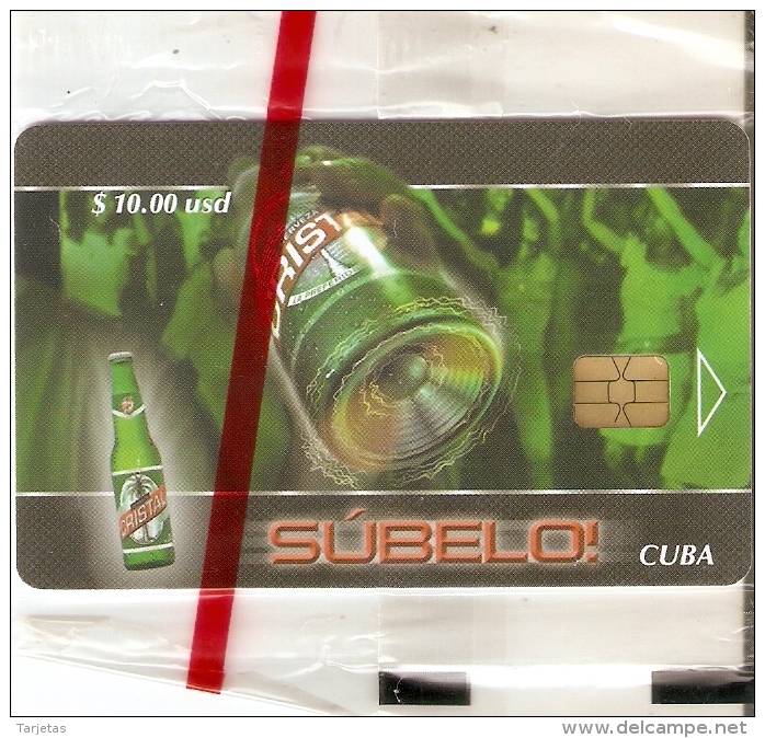 Nº 234 TARJETA DE CUBA DE LA CERVEZA CRISTAL DE TIRADA 1000  (NUEVAS-MINT) BEER - Publicidad