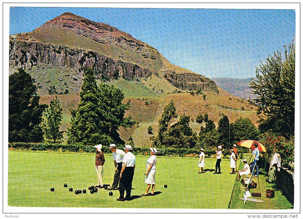 RB 995 -  South Africa Sport Theme Postcard - Bowls - Cathedral Park  Drakensberg - Natal - Pétanque