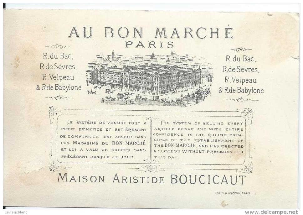 La Gigue/  Chromo à Fond Doré/Boucicaut & Fils/ Testu & Massin/ Paris/ Vers 1880-85    IM766 - Au Bon Marché