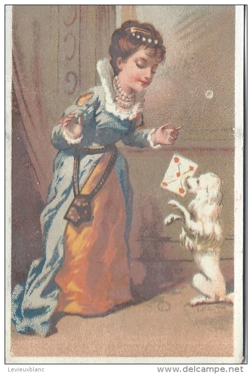 Le Plumeau Américain/ En Plumes De Dinde Sauvage/Toutou Apporte La Lettre à Sa Patronne/Dupuy/ Vers 1880-85    IM771 - Au Bon Marché