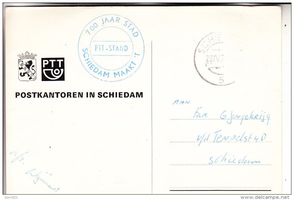 NL - ZUID-HOLLAND, SCHIEDAM, Postkantoren In Schiedam - Schiedam