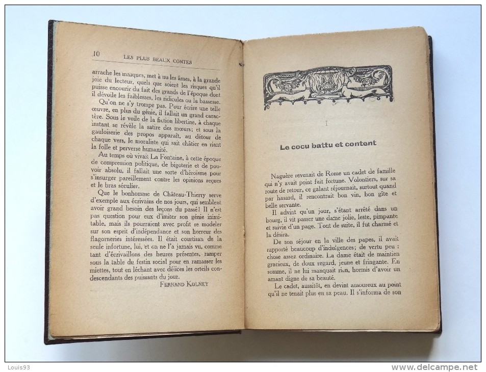 Les Plus Beaux CONTES De Jean De LA FONTAINE. Chefs-d´oeuvre Galants Du XVIIIe Siècle. 50 Contes. - 1901-1940