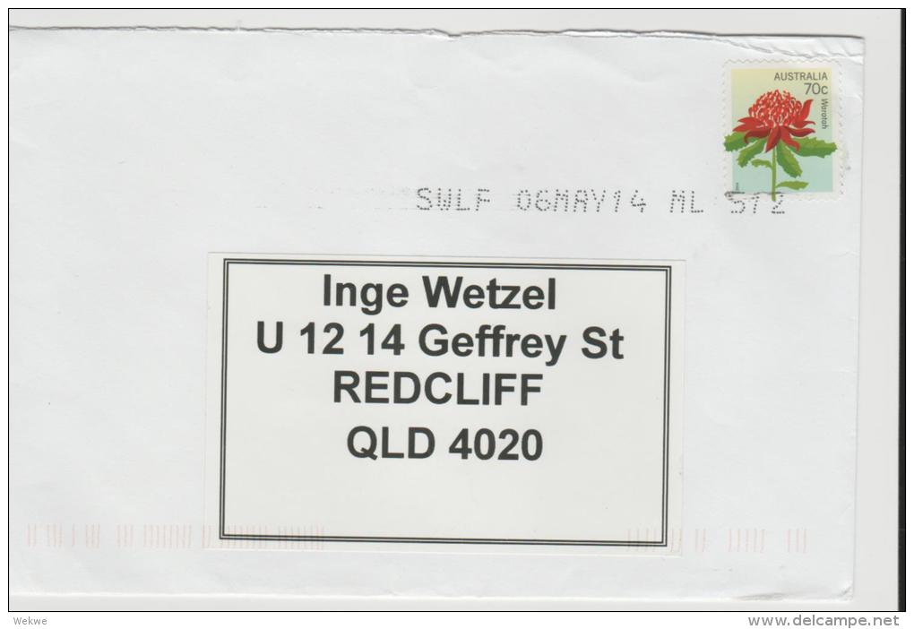 Aus312/ Waratah Flower 2013 - Lettres & Documents