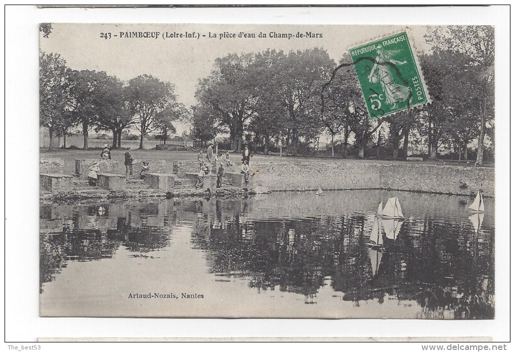 243  -  Paimboeuf  -  La Pièce D'eau Du Champ De Mars - Paimboeuf