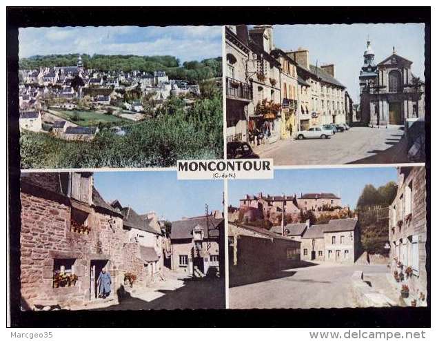 22 Moncontour De Bretagne Multivue ( 4 Vues ) édit. Combier N° CI 1 C - Moncontour