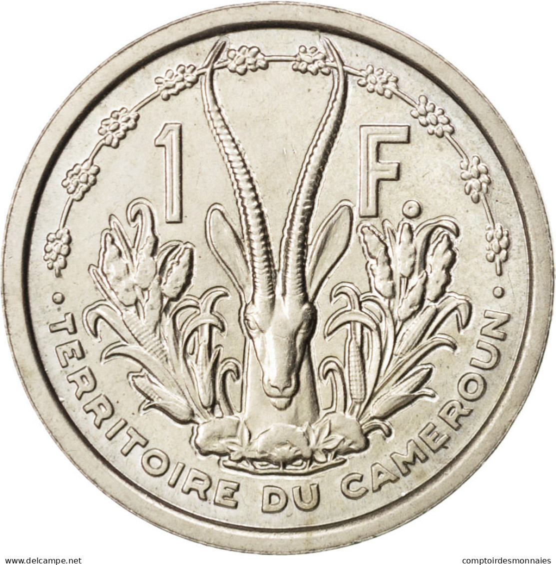 Monnaie, Cameroun, Franc, 1948, Paris, SUP+, Copper-nickel, KM:E5, Lecompte:18 - Kameroen