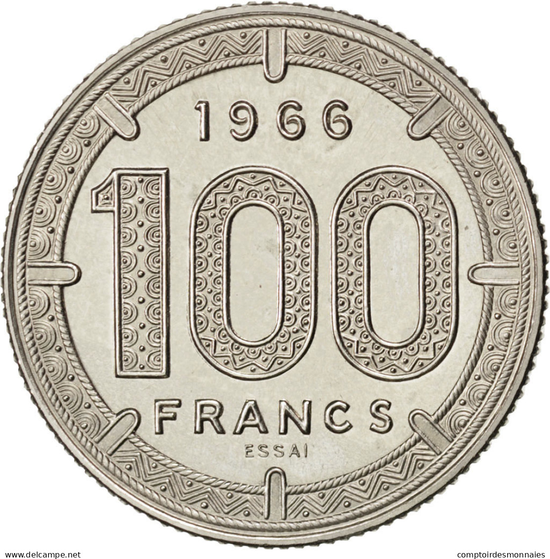 Monnaie, Cameroun, 100 Francs, 1966, Paris, SUP+, Nickel, KM:E11 - Cameroun