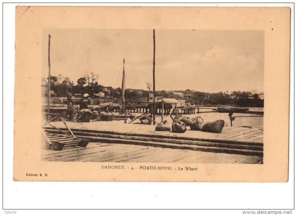 AFRIQUE---DAHOMEY---PORTO NOVO--le Whart--voir 2 Scans - Dahomey