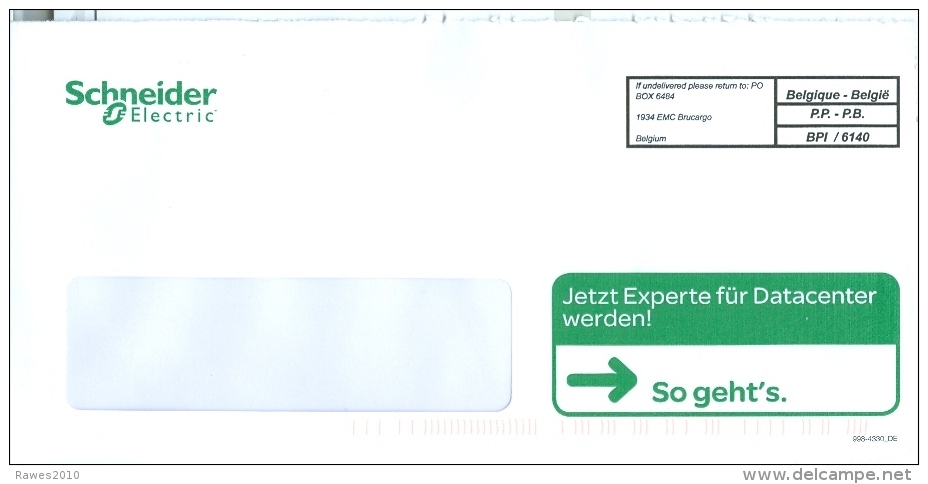Belgien Brucargo PP - PB Schneider Electric Jetzt Experte Für Datacenter Werden! - Briefe