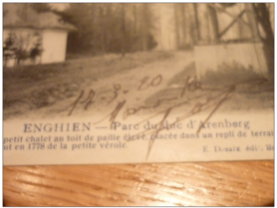ENGHIEN. Parc Du Duc D´Arenberg. 1920 - Edingen