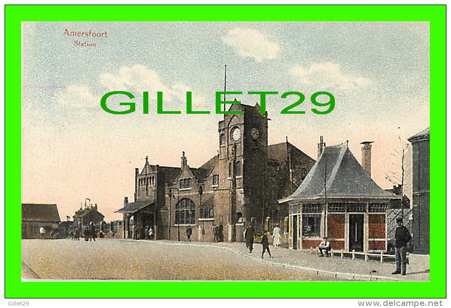 AMERSFOORT, NETHERLAND - TRAIN STATION IN 1918 - ANIMATED - UITGAVE, G. B.. - - Amersfoort