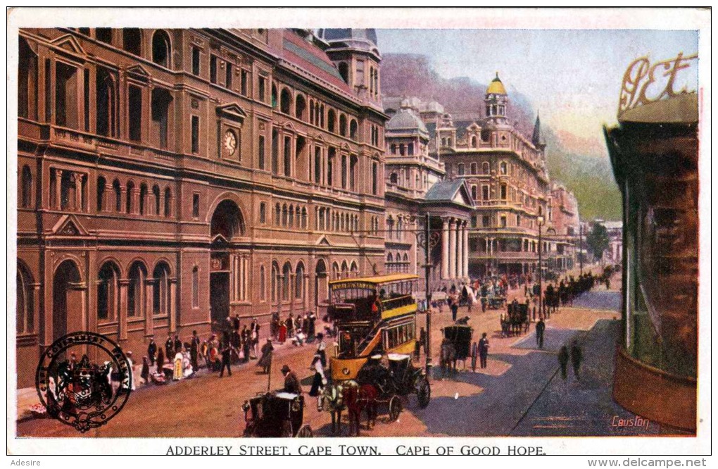 South Africa Südafrika CAPE TOWN, CAPE OF GOOD HOPE, ADDERLEY STREET 1908? - Südafrika