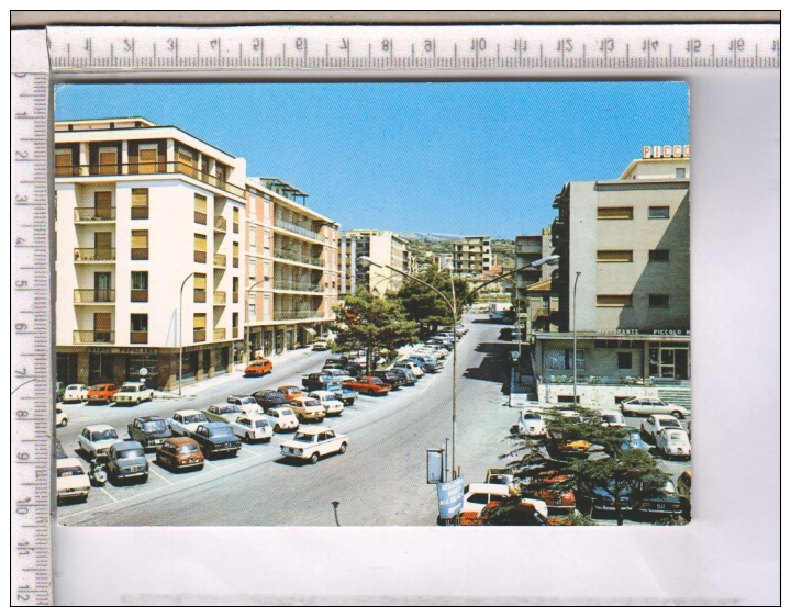 AB62916 VILLA SAN GIOVANNI PIAZZALE DELLA STAZIONE STAZIONI FERROVIARIE AUTO FERROVIE - Reggio Calabria