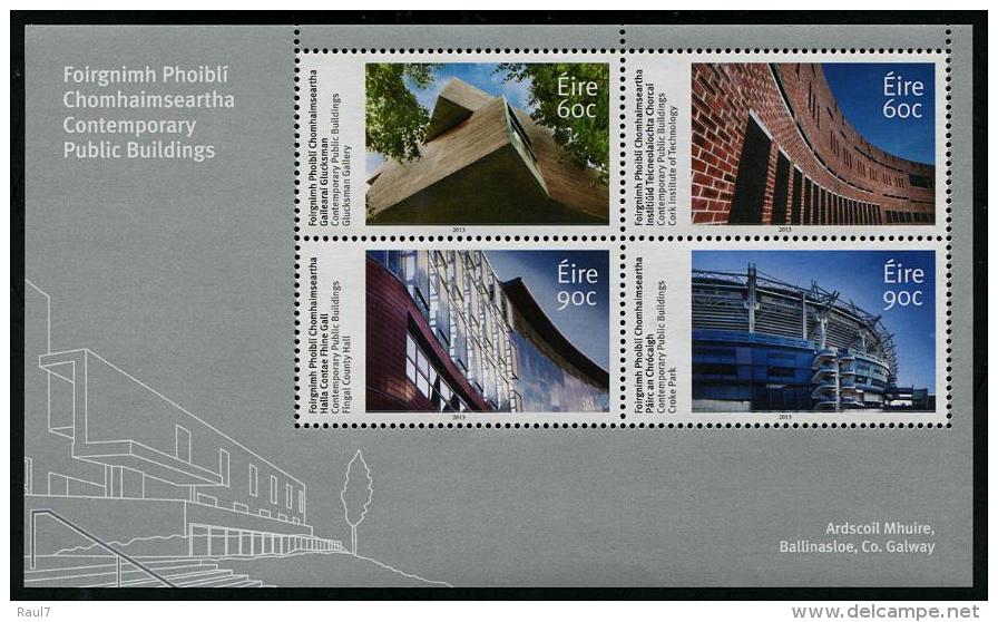 Irlande - 2013 - Architecture Moderne Irlandaise - BF Neuf // Mnh - Unused Stamps