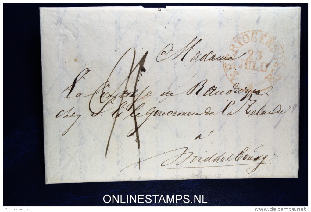 Nederland: Complete Brief Van 's-Hertogenbosch Naar Middelburg, Mooi Waszegel - ...-1852 Préphilatélie