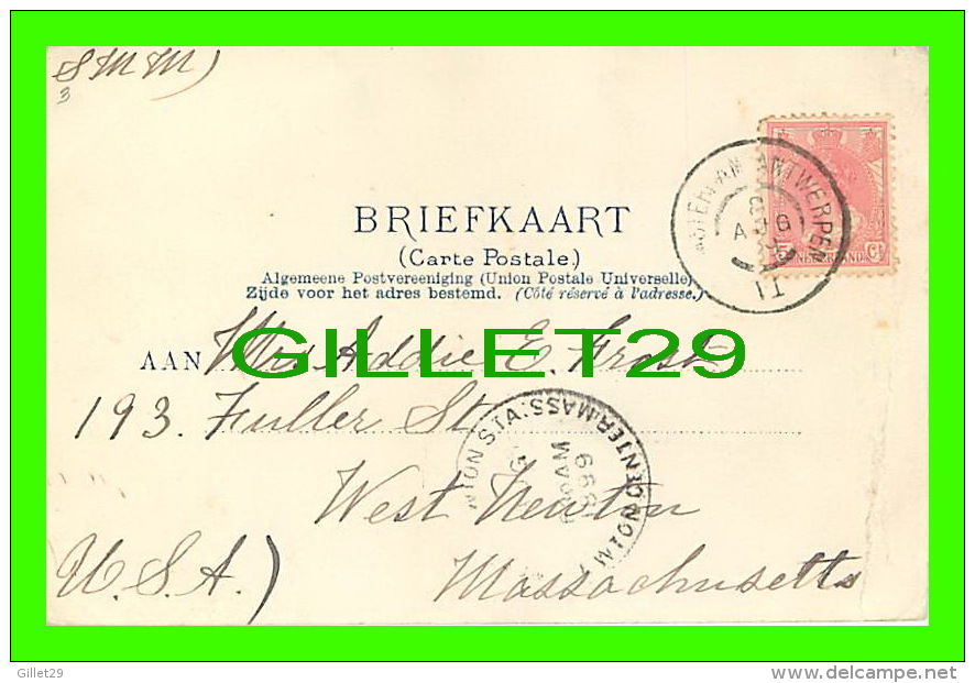 NETHERLAND - SHIPS -  UNDIVIDED BACK - TRAVEL IN 1899 - - Autres & Non Classés