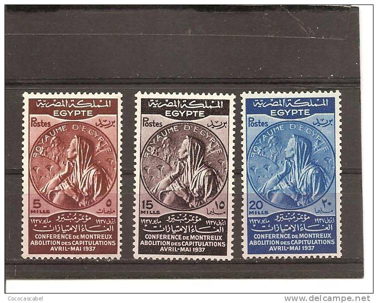 Egipto - Egypt - Yvert 196-98 (MH/* (Yvert 197 Sin Goma) - Unused Stamps