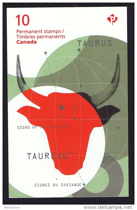 2011  Signs Of The Zodic - Taurus  Sc 2450  -  BK 451 - Full Booklets