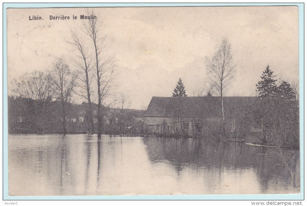 Libin -  Derrère Le Moulin  Vers Cortessem 1909 - Libin