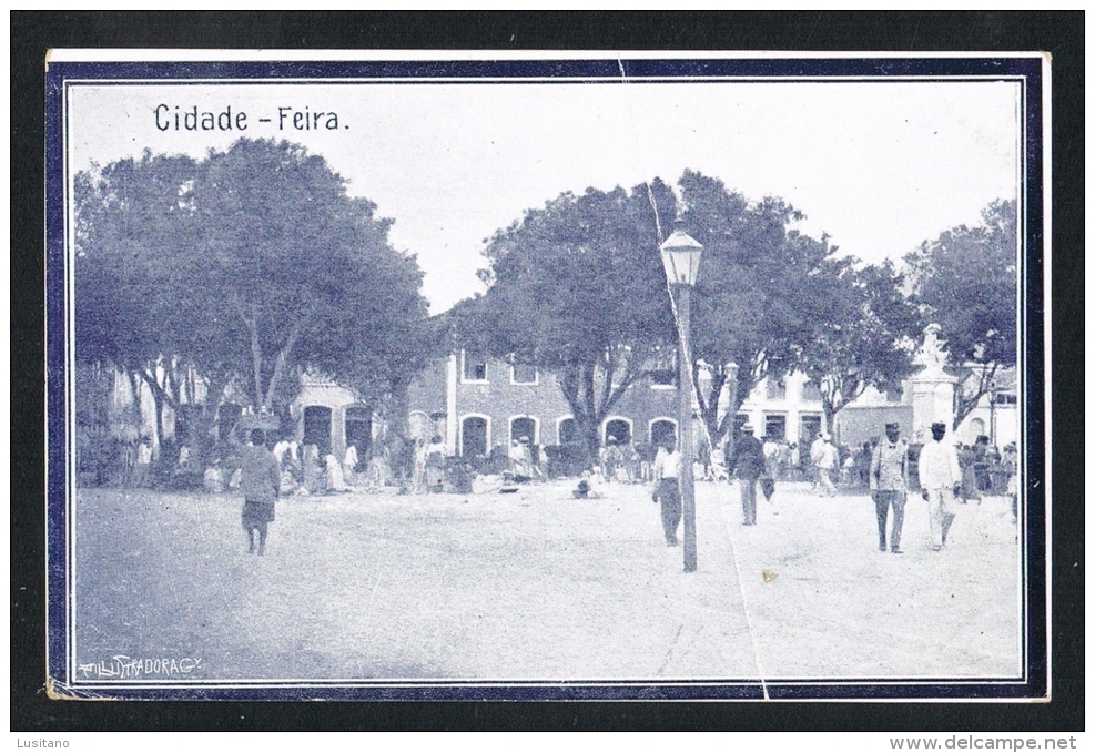 S. TOME E PRINCIPE - CIDADE FEIRA - AFRICA - ATENTION  FOLDED ( 2 SCANS ) - Sao Tome And Principe