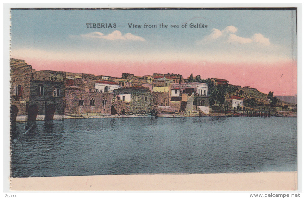 Tiberias - View From The Sea Of Galilee - Israel