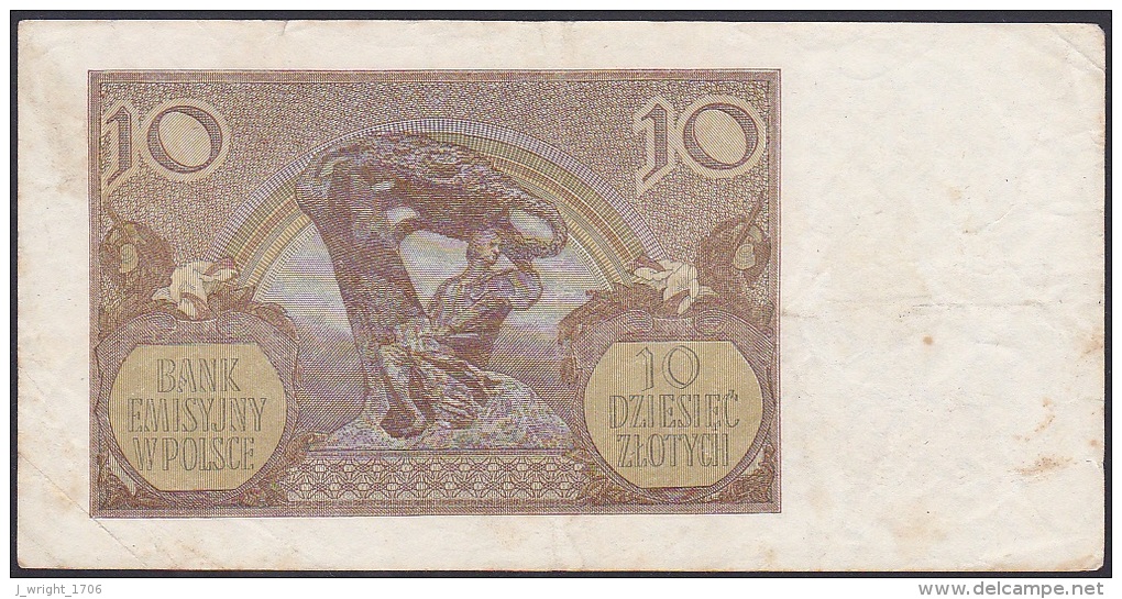 Poland, 10 Zlotych, P.94 (1940) F - Poland