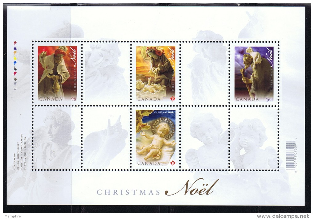 2009  Christmas Nativity Scenes       Sc 2343     Sheet Of  4  Different ** - Neufs