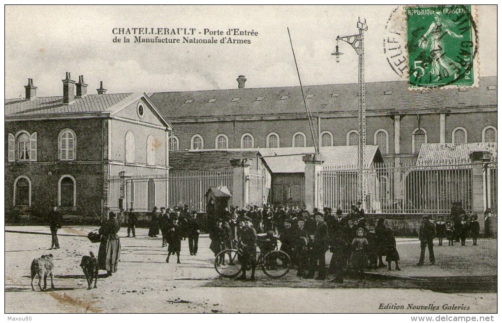 CHATELLERAULT - Porte D'Entrée De La Manufacture Nationale D'Armes - - Chatellerault