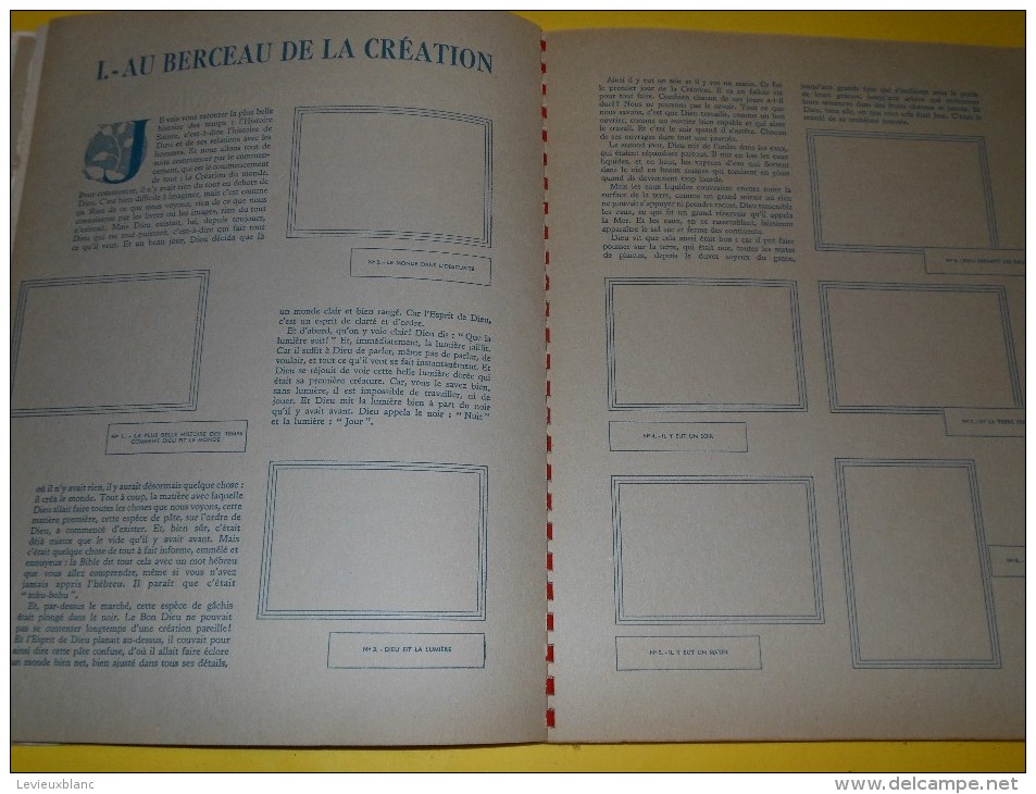 Album D´Images /Chocolat Suchard/ "La Plus Belle Histoire Des Temps"/Au Berceau De La Création/1955 ALB9 - Zonder Classificatie