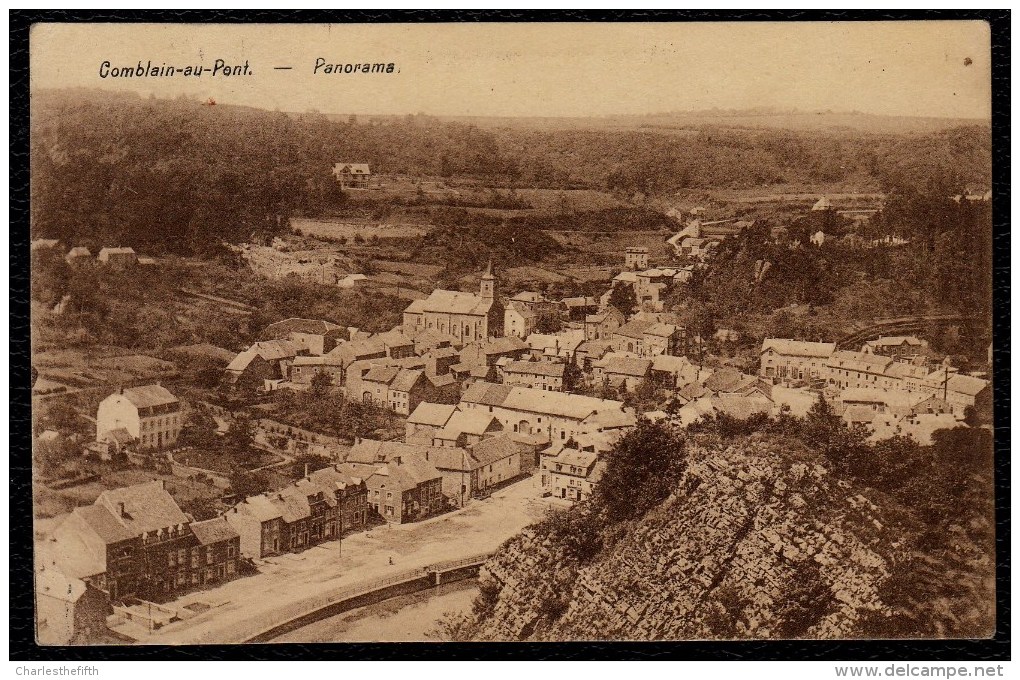 COMBLAIN Au PONT - PANORAMA - Pas Courant - édit. Hotel Central - Comblain-au-Pont