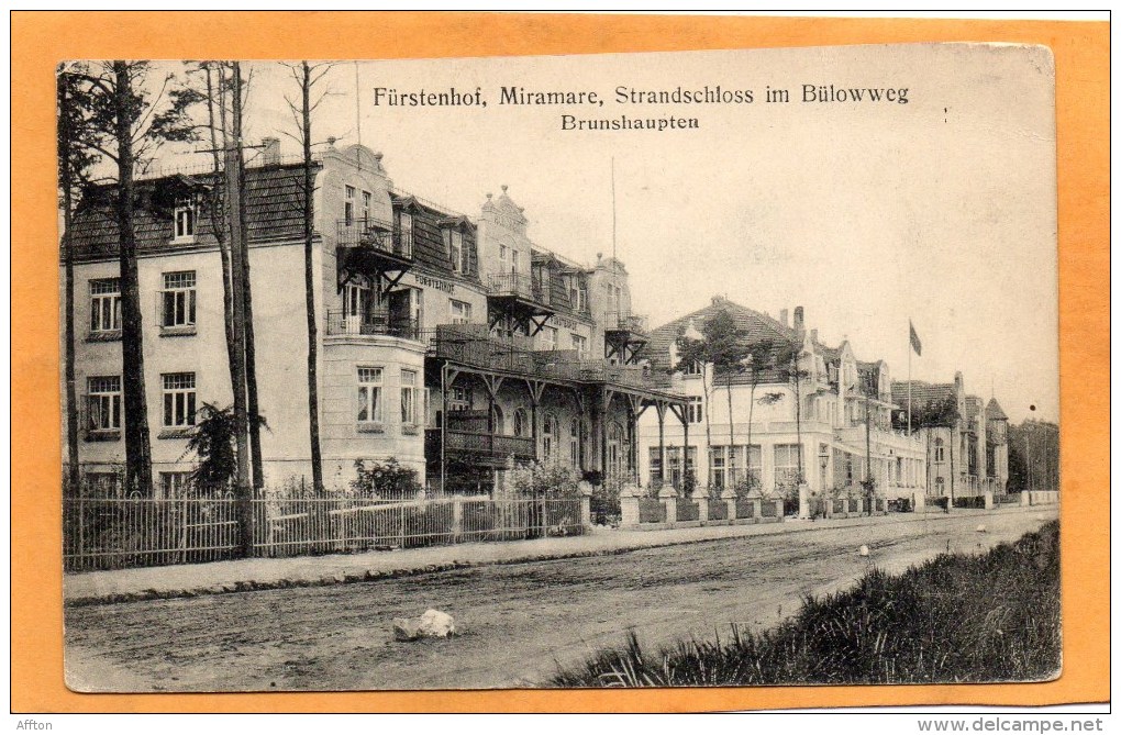 Brunshaupten Furstenhof Miramare 1908 Postcard - Kuehlungsborn