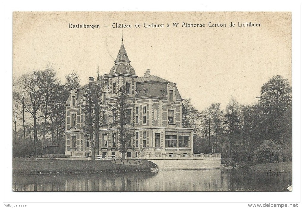 Carte Postale - DESTELBERGEN - Château De Cerbust à A. Cardon De Lichtbuer - CPA  // - Destelbergen