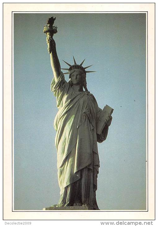 BF36264 New York Liberty Statue USA Front/back Scan - Statua Della Libertà
