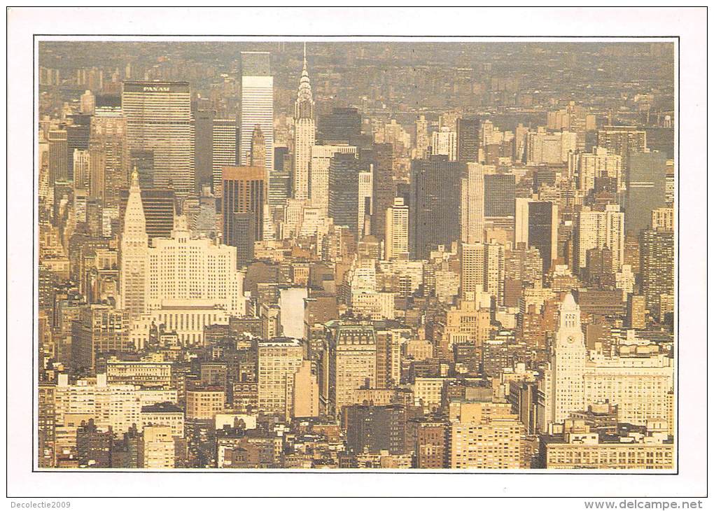BF36361 New York View Over Manhattan  USA  Front/back Scan - Manhattan