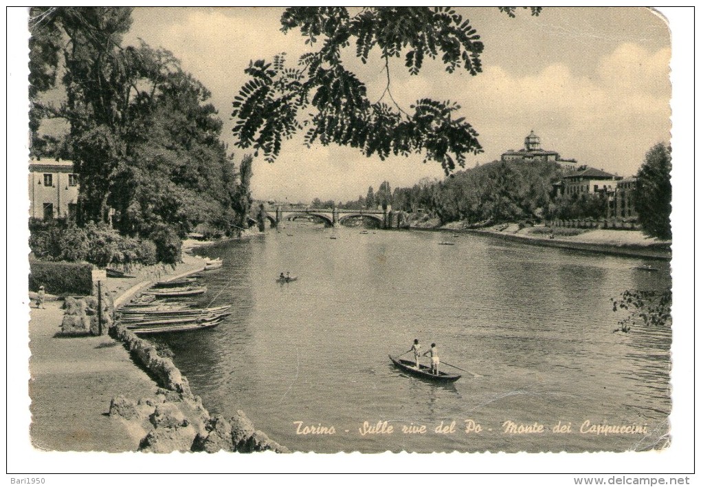 Torino - Sulle Rive Del Po - Monte Dei Cappuccini - Fiume Po