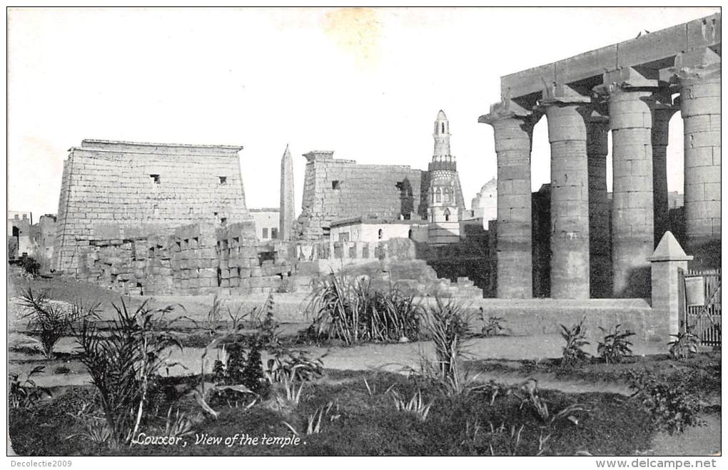 BF35896 Luxor View Of The Temple   Egypt Front/back Scan - Luxor