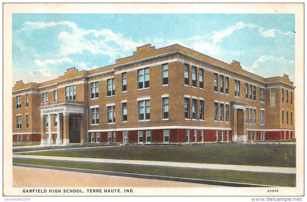 BF35964 Ind Terre Haute Garfield High School  USA  Front/back Scan - Autres & Non Classés