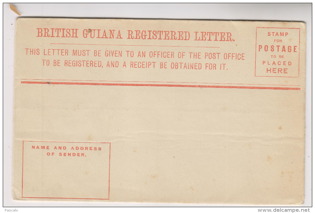 Entier Postal Neuf - Guyane Britannique (...-1966)