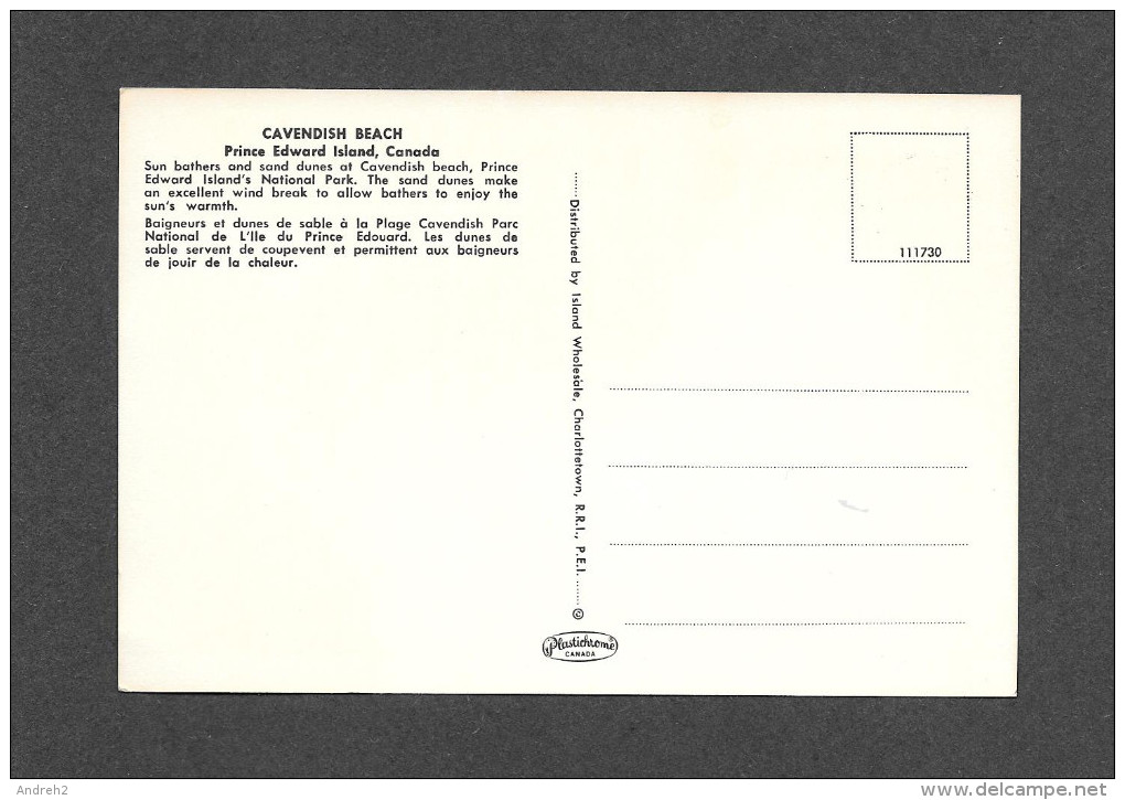 ILE DU PRINCE ÉDOUARD - PRINCE EDOUARD ISLAND - P.E.I. - CAVENDISH BEACH - SAND DUNES - NATIONAL PARK - Charlottetown