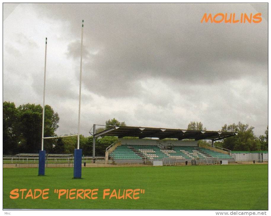 MOULINS Stade "Pierre Faure" (03) - Rugby