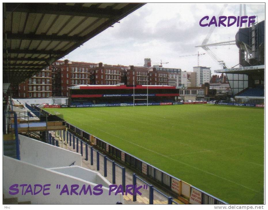 CARDIFF Stade "Arms Park" Pays De Galles - Rugby